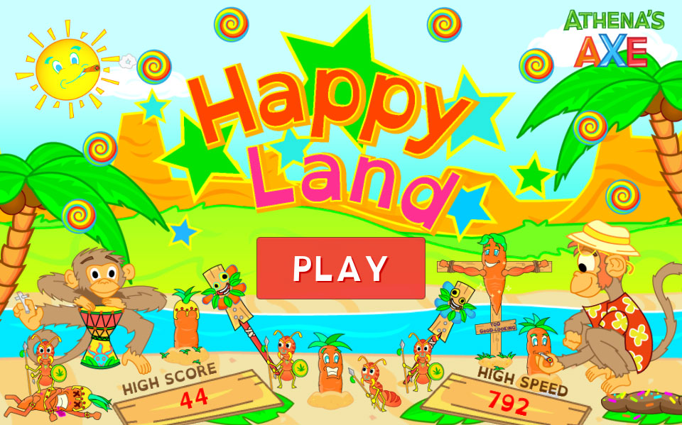 Happy Land main menu screenshot